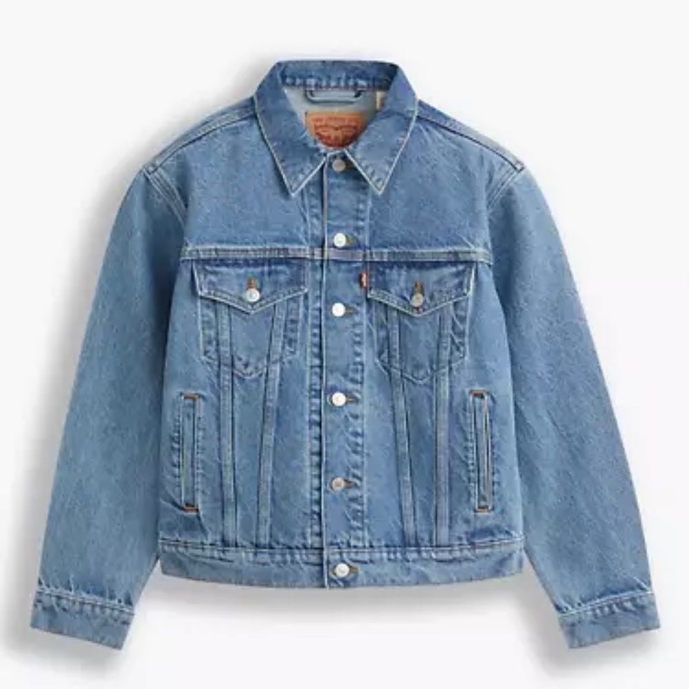 NWT Levi's Ex-Boyfriend Trucker Jean Jacket - Picture 13 of 16